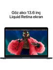 Apple MacBook Air M3 24GB 512GB SSD macOS 13" Taşınabilir Bilgisayar Gece Yarısı MC8Q4TU/A